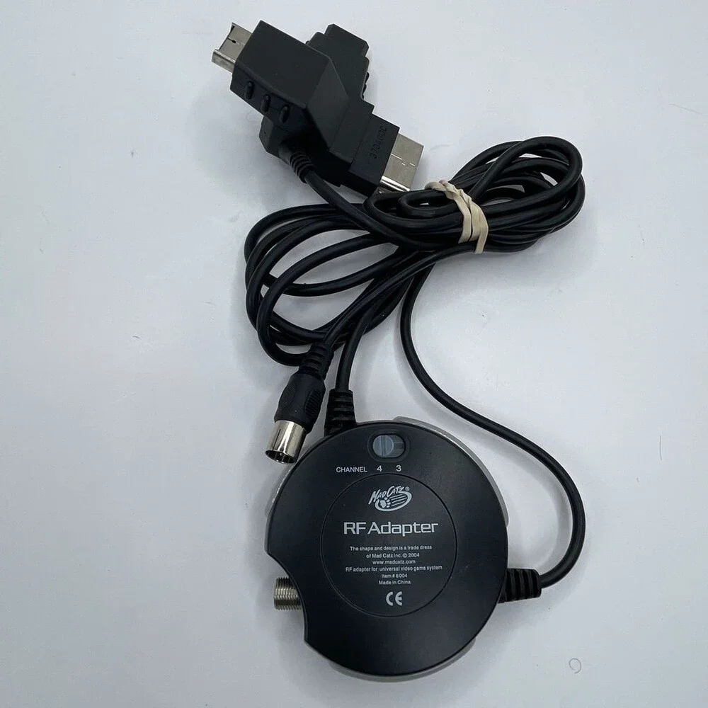 Mad Catz 6004 Universal RF Adapter for N64 GameCube Xbox PS1 PS2 Accessory